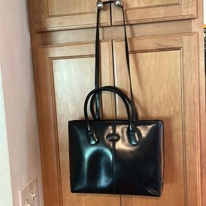 Tod’s black leather tote